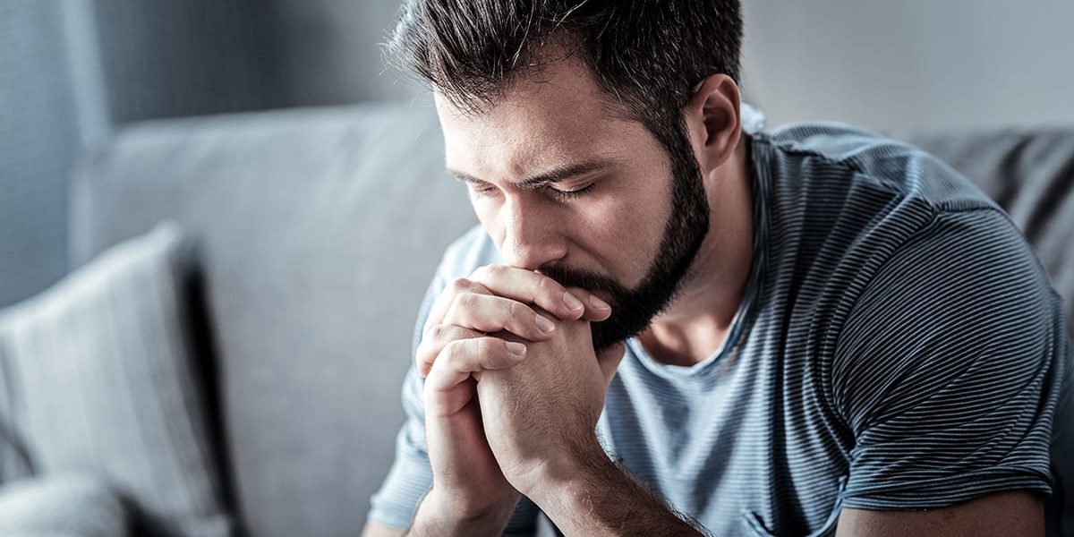 a man suffering from fentanyl withdrawal symptoms