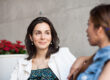 women discussing mental health stigma during mental health month